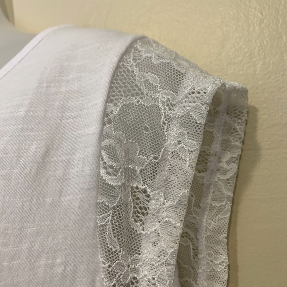 Guess Jeans | Y2K Vibes Graphic Logo Embellished Rhinestone Lace Tie Front Top - Picture 4 of 8